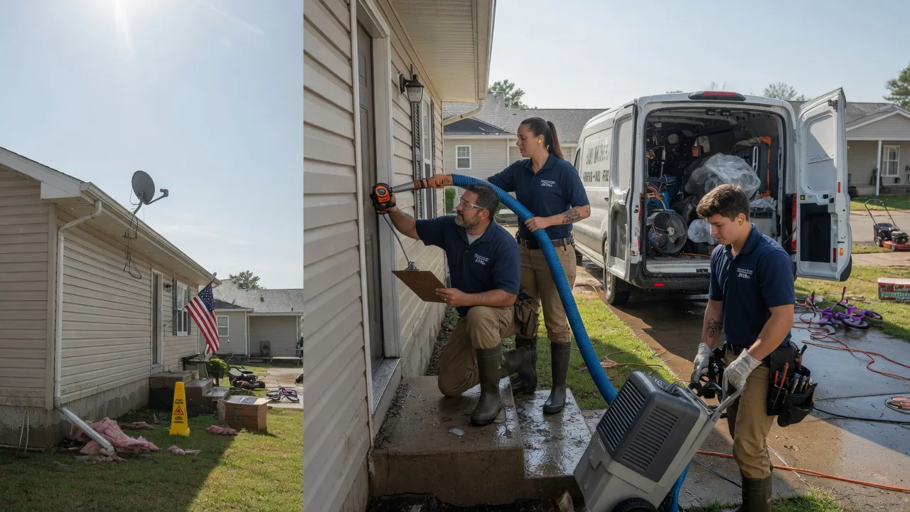 Ceiling Water Damage Restoration in Calumet, OK near me